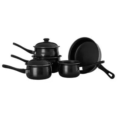 Black Non Stick 5 Piece Cookware Set | Viggo Orsina