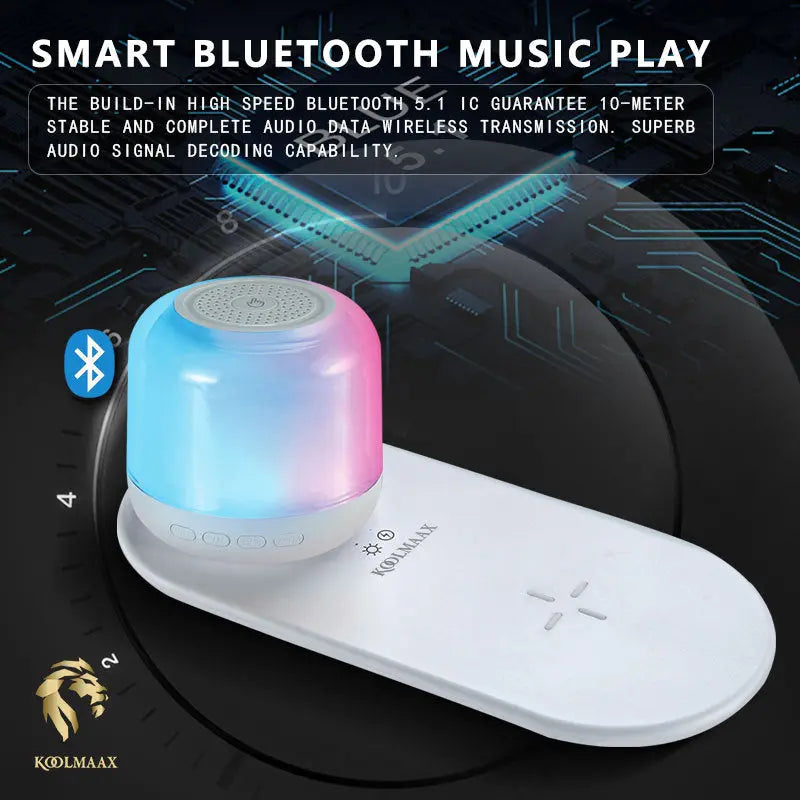 Koolmaax 2023 Night Light Charger 3 In 1 With Bedside Lamp Versatile New Trend First Home Giftshop