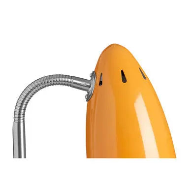 Flexi Orange Gloss Desk Lamp Orsina