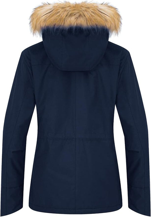 Womens Jacket Waterproof Winter Coat Ski Snowboarding Size S Wantdo