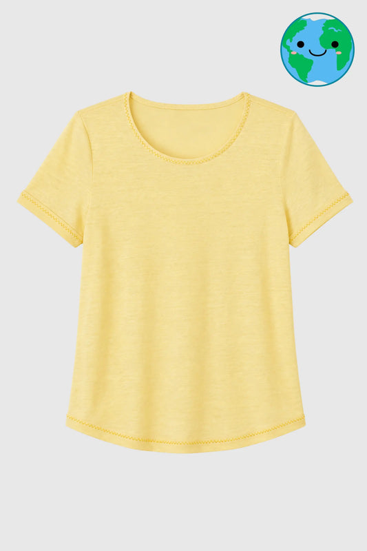 Linen T-shirt Lavender Hill Clothing