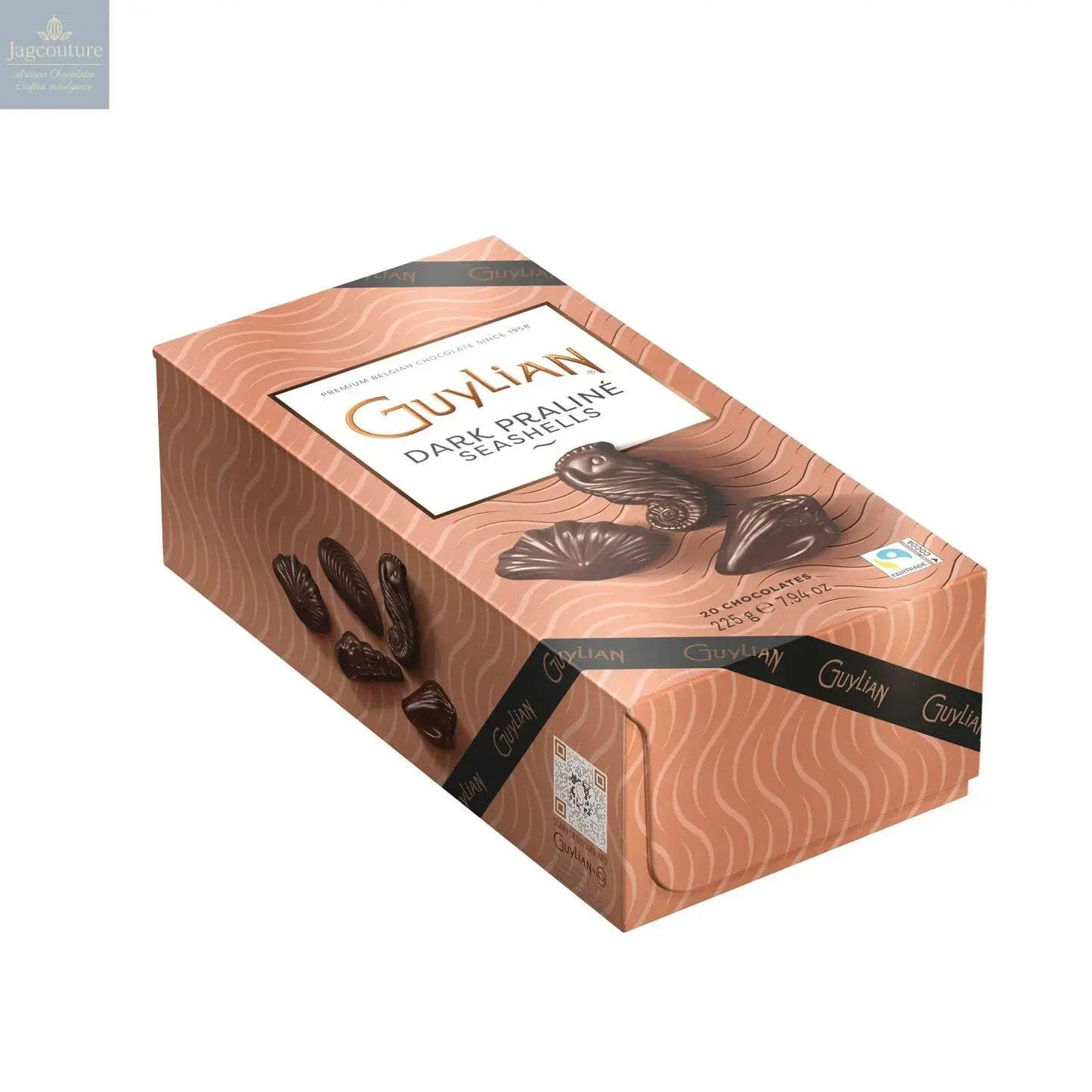 Guylian Luxe Gift box of dark praline seashells Jag Couture Chocolates
