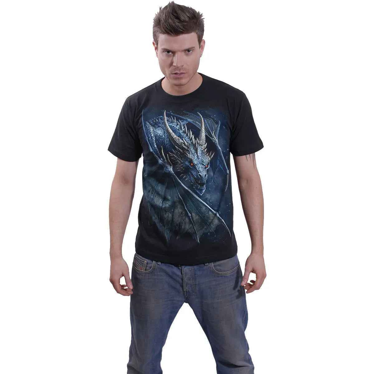 DRAGON DE TEMPÊTE-T-shirt noir