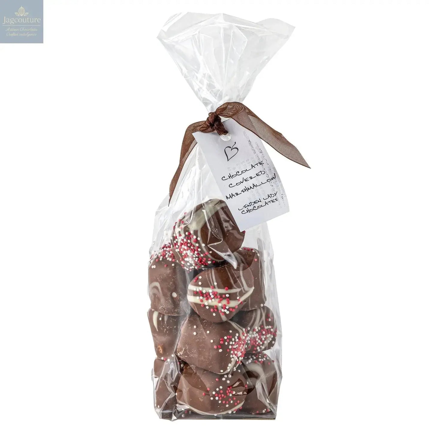 Linden Lady gift bags of milk chocolate covered marshmallows - 3 designs Jag Couture Chocolates