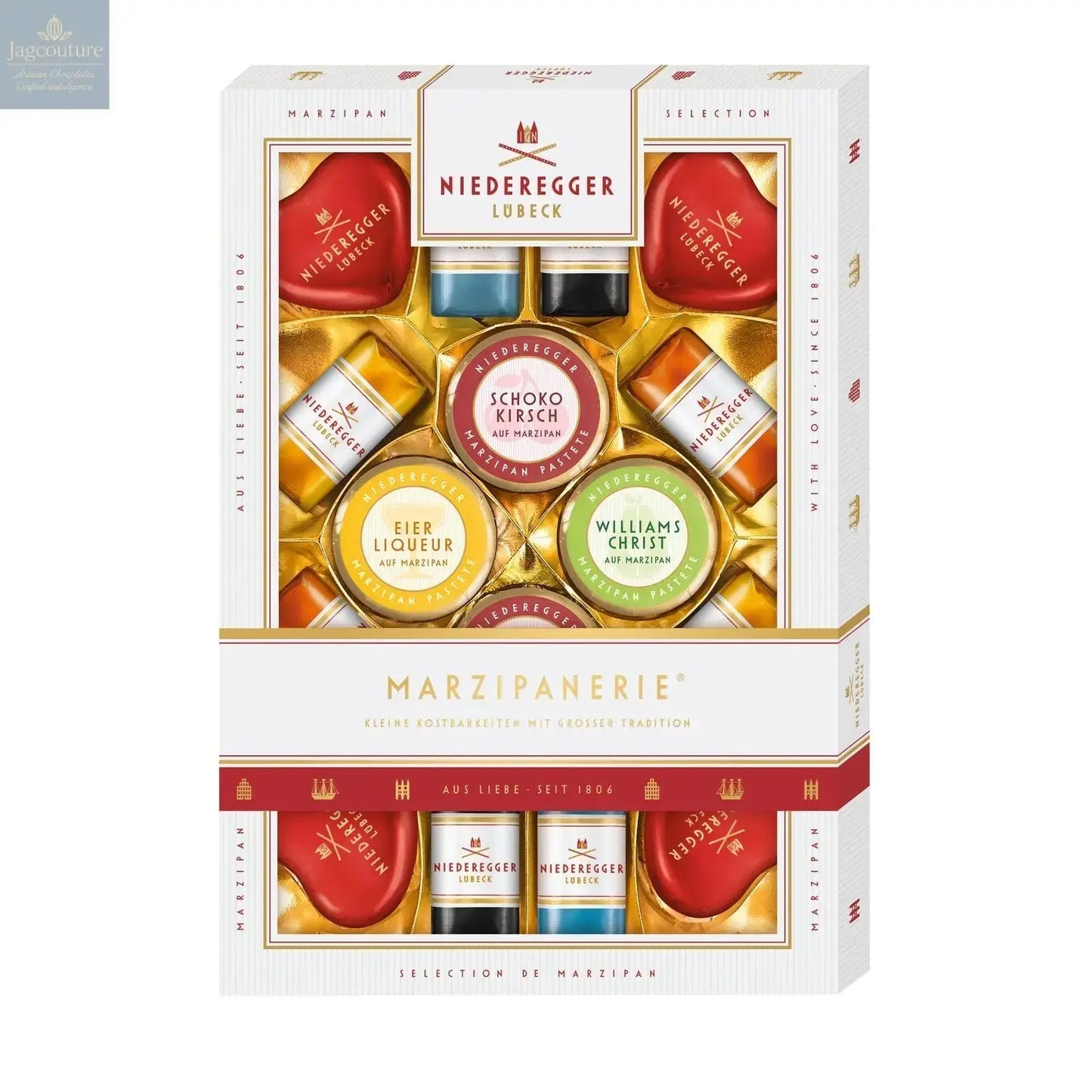 Marzipanerie - a selection of assorted marzipan treats Jag Couture Chocolates
