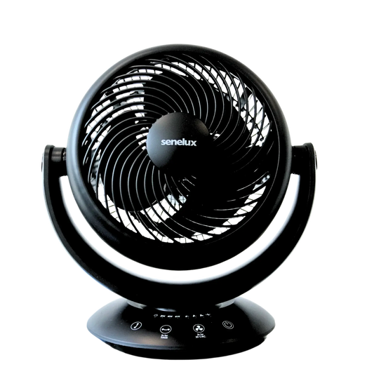 Senelux 8 Inch Cooling Fan with Remote Control, Automatic Oscillation Senelux