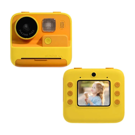 Children Instant Print Camera 4800W Pixel 2-Inch Screen Dual Lens Photography Camera, K27 Pink, K27 Yellow Mira Sales