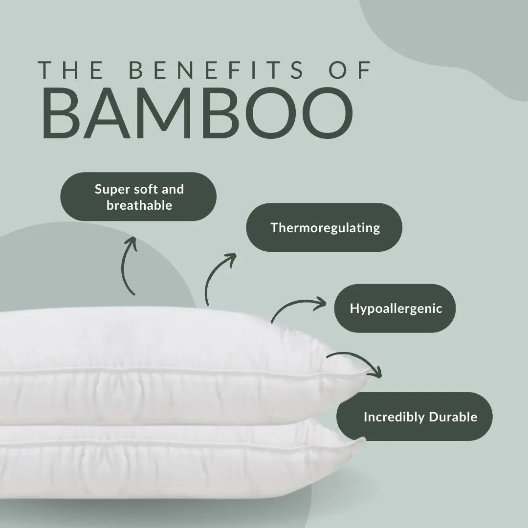 Bamboo Pillow (Eucalyptus & Bamboo) Ethical Bedding™