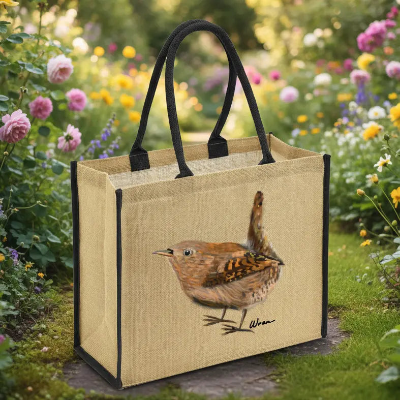 Sammy's Wren Jute Bag Red Robin Gifts