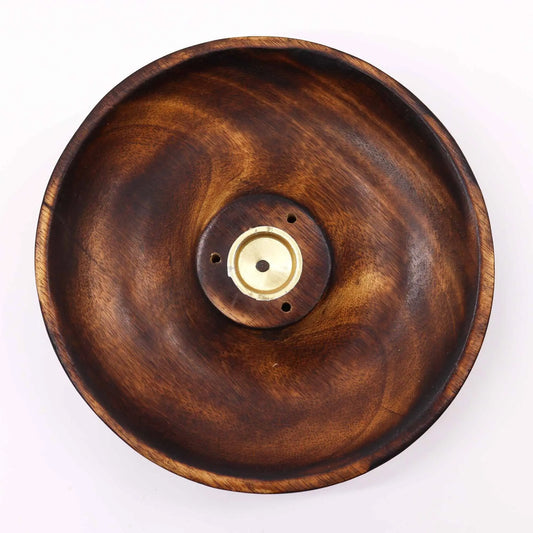 Incense Stick & Cone Burner Disc - Plain Blue Pirate
