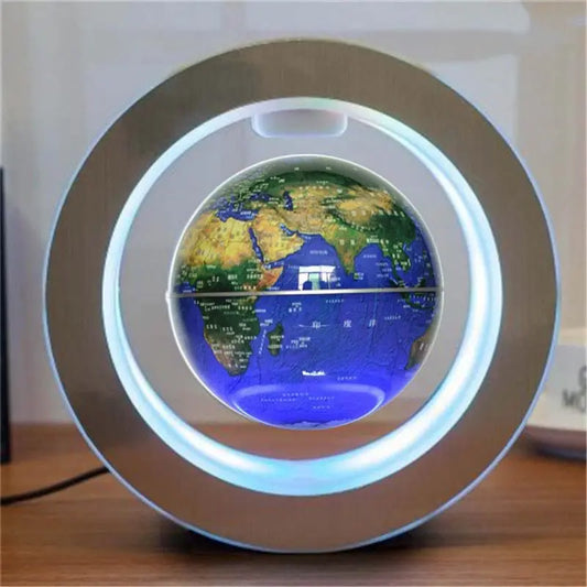 Round LED World Map Floating Globe Magnetic Levitation Light Anti Gravity Magic elte26 Limited
