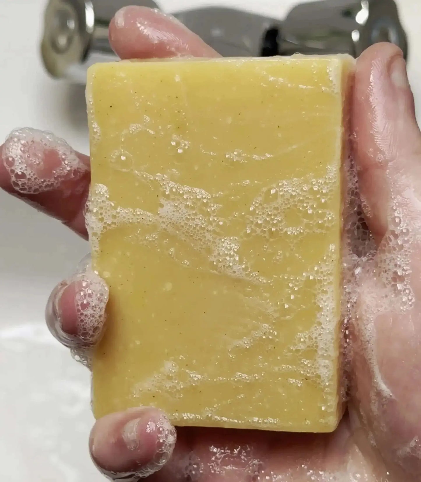 Cedarwood & Spanish Verbena with Turmeric Natural Soap Bar Hiltwood