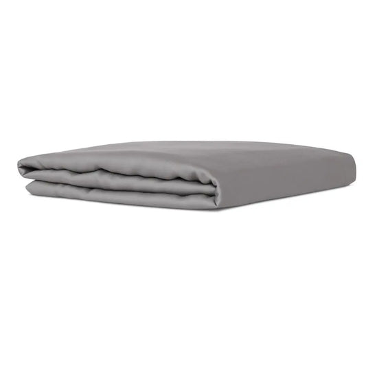Fitted Sheet in Grey (Eucalyptus Silk) Ethical Bedding™