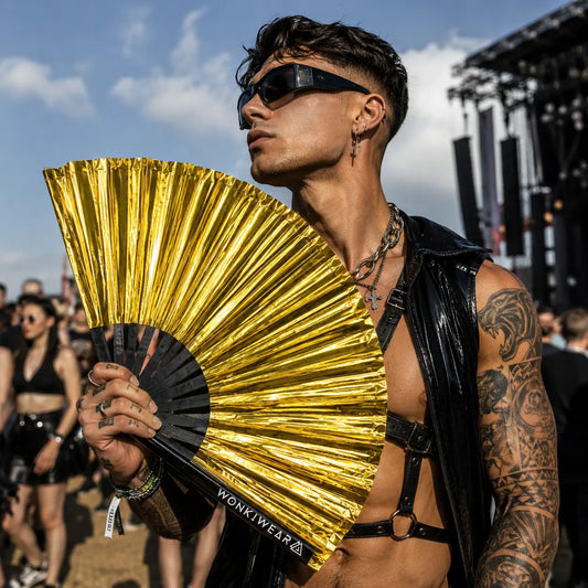 Gold Digger XL Festival Fan WonkiWear