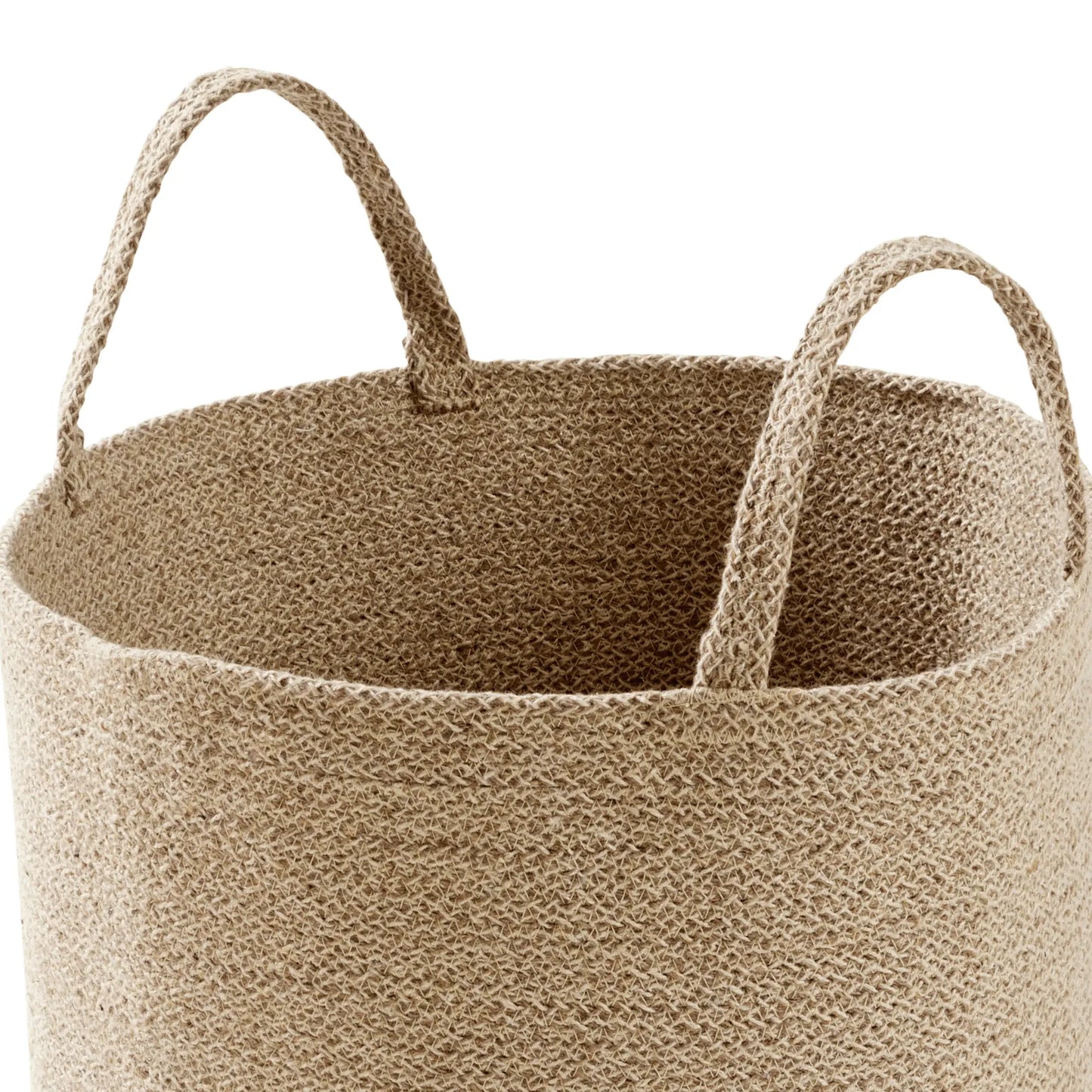 OLIVIA ROCCO Large Woven Cotton Laundry Basket With Handles Durable Rope Storage Bin OLIVIA ROCCO