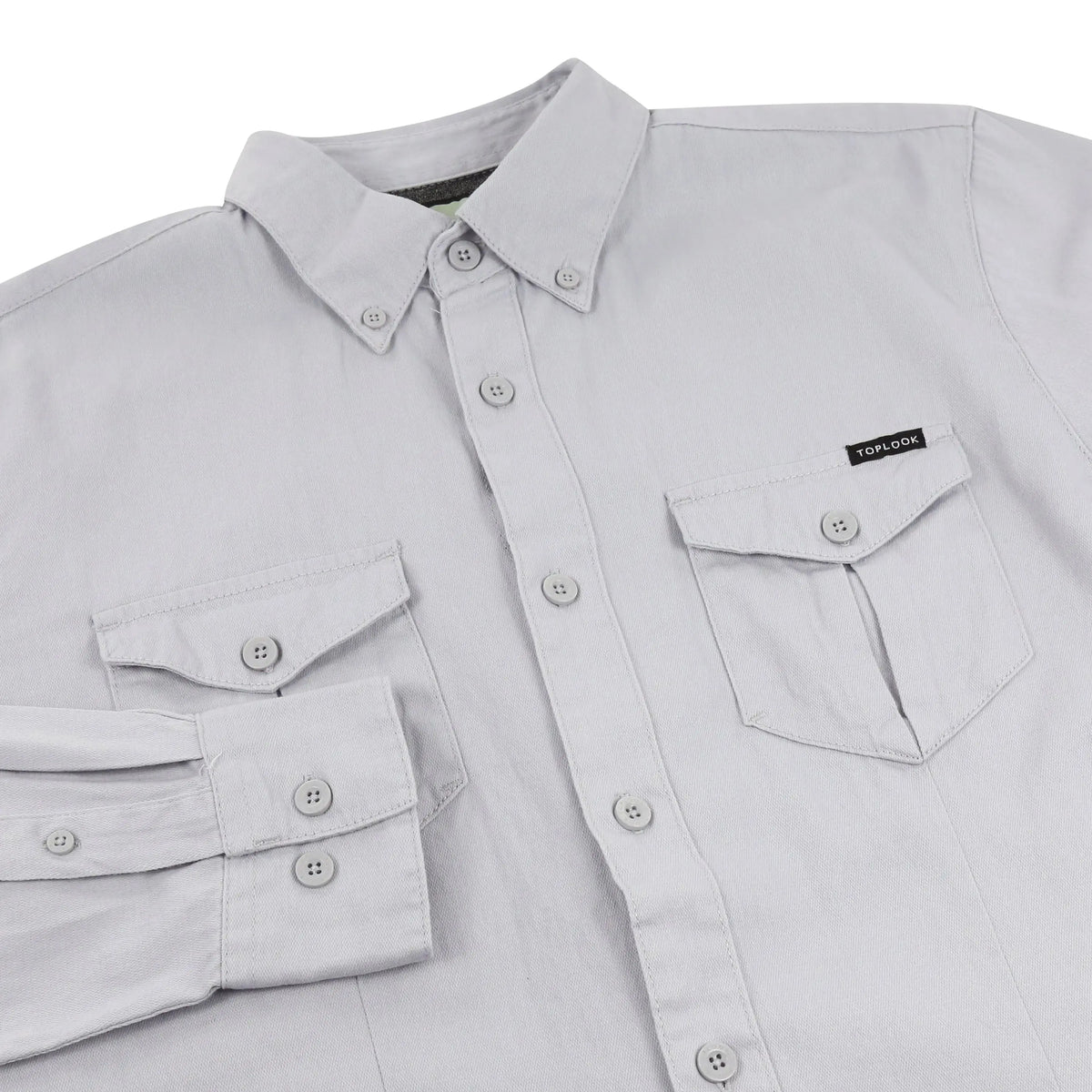 TL London 2 Pocket Long Sleeve Shirt ButtonFresh.co.uk
