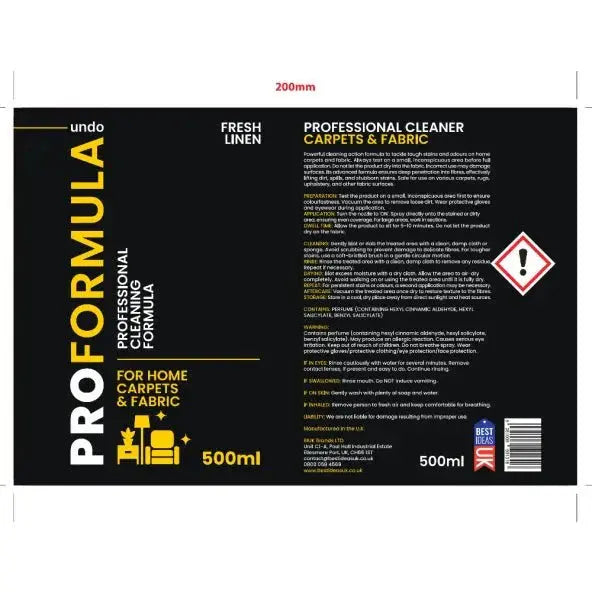 Proformula - Carpet & Fabric Cleaner Best Ideas UK