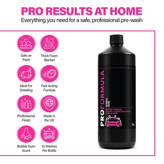 Proformula Snow Foam Concentrate Car Cleaner - Bubble Gum Scent Best Ideas UK