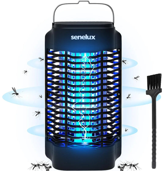 Senelux Bug Zapper, Electric Mosquito Zapper for Indoor and Outdoor 18W, 4200V Insect Fly Pest Trap Senelux