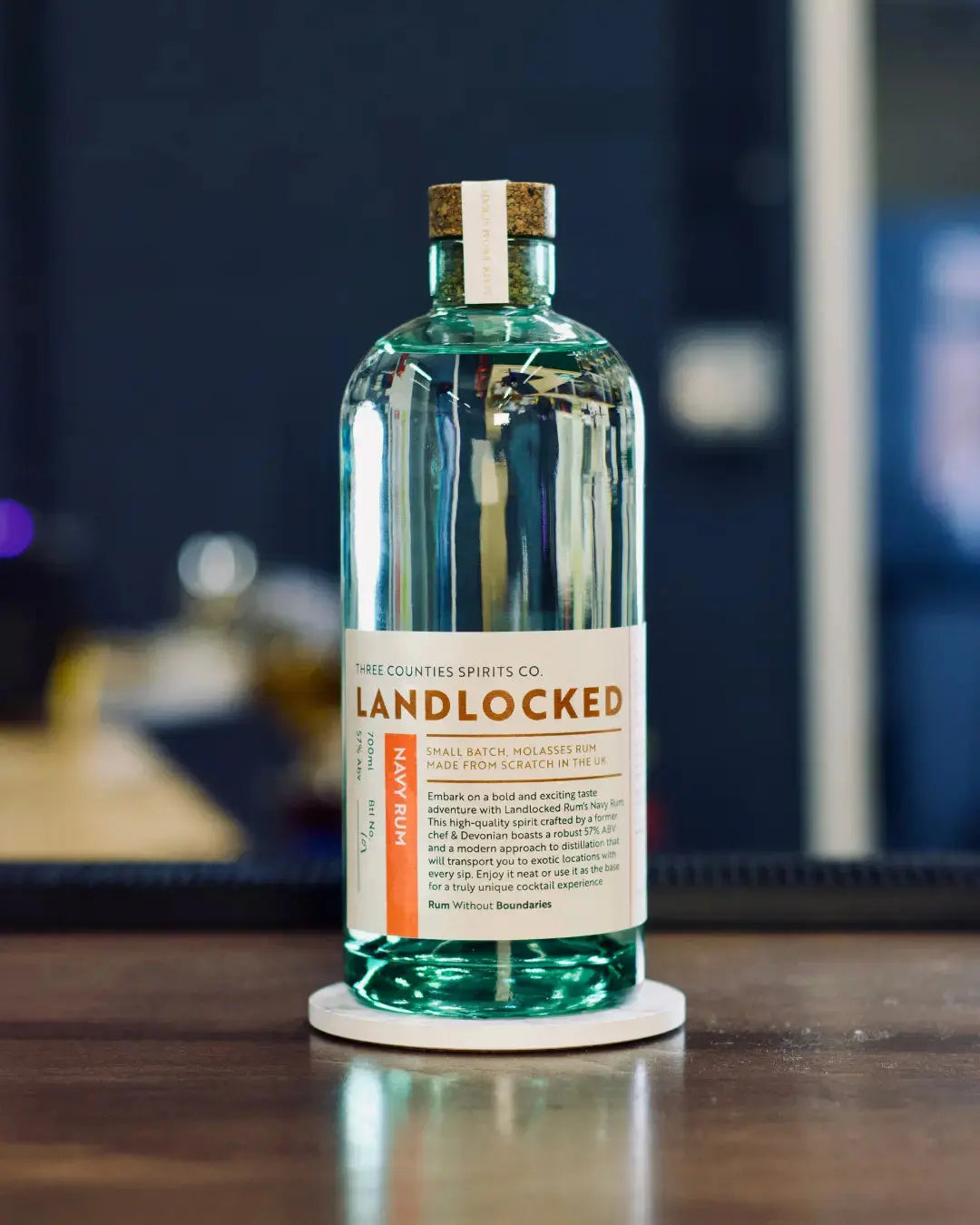 Landlocked English Navy Rum Three Counties Spirits Co