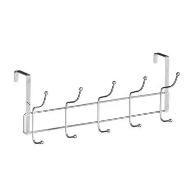Ten Hook Over Door Chrome Hanger | Chic Orsina