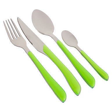 24 Piece Multi Coloured Cutlery Set | Zuma