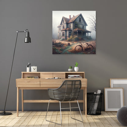 Suburban Relic Home Canvas