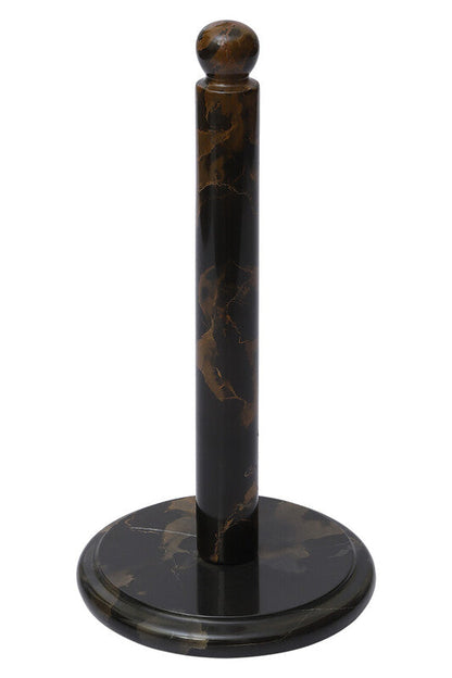 Black and Gold Marble Kitchen Roll Holder | Marmore