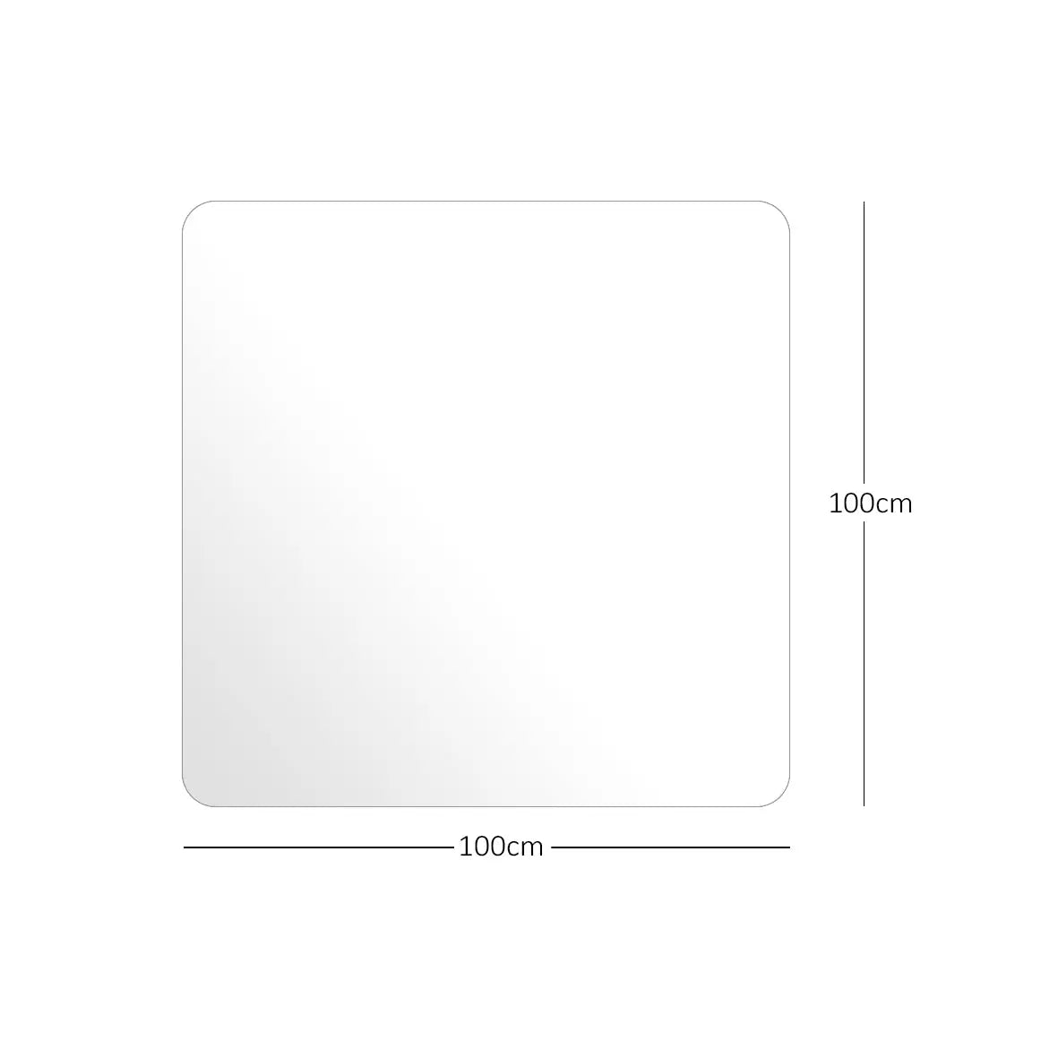 Chair Mat for Hard Floors - Transparent Nicoman.co.uk