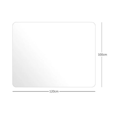 Chair Mat for Hard Floors - Transparent Nicoman.co.uk