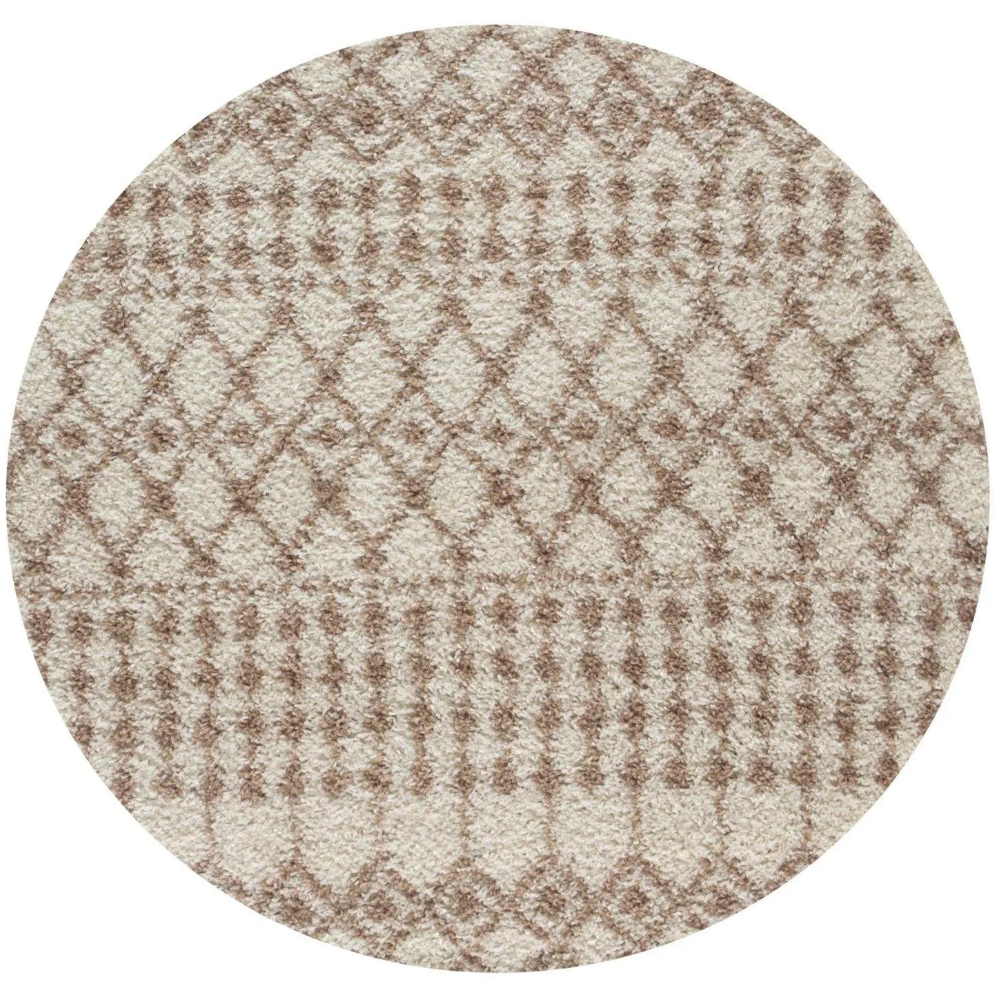 Moroccan Ivory Beige Shaggy Rug | 1030 The Rugs