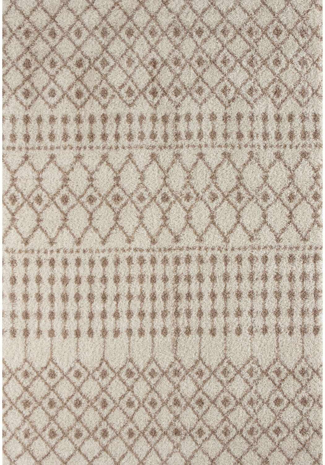 Moroccan Ivory Beige Shaggy Rug | 1030 The Rugs