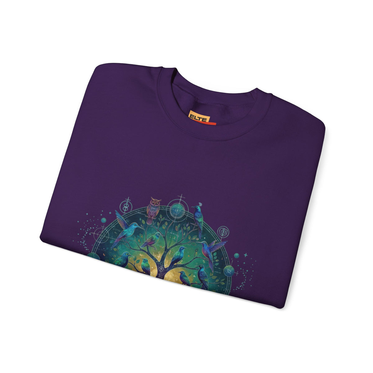 Tree of Life Crewneck Sweatshirt — Spiritual Nature Graphic Pullover