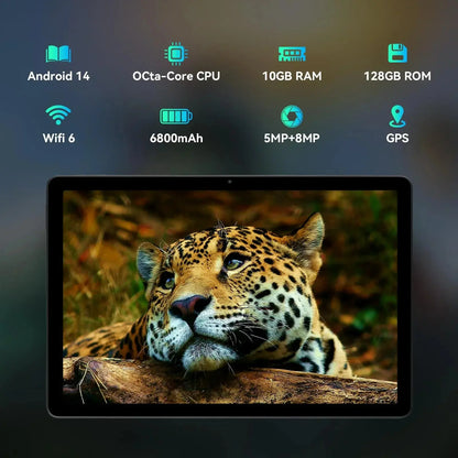 11 Inch Tablet Android 14 HD IPS Display Computer, 10GB RAM, 64GB Storage WiFi Best Home Gadgets