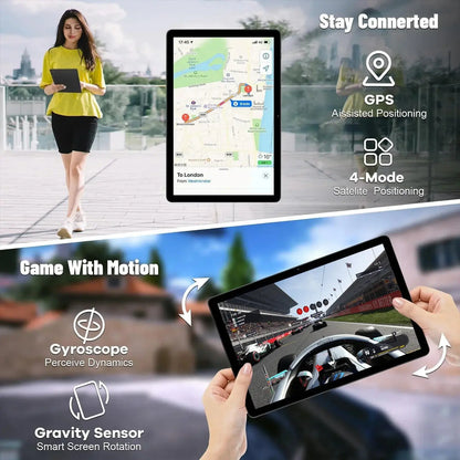 11 Inch Tablet Android 14 HD IPS Display Computer, 10GB RAM, 64GB Storage WiFi Best Home Gadgets