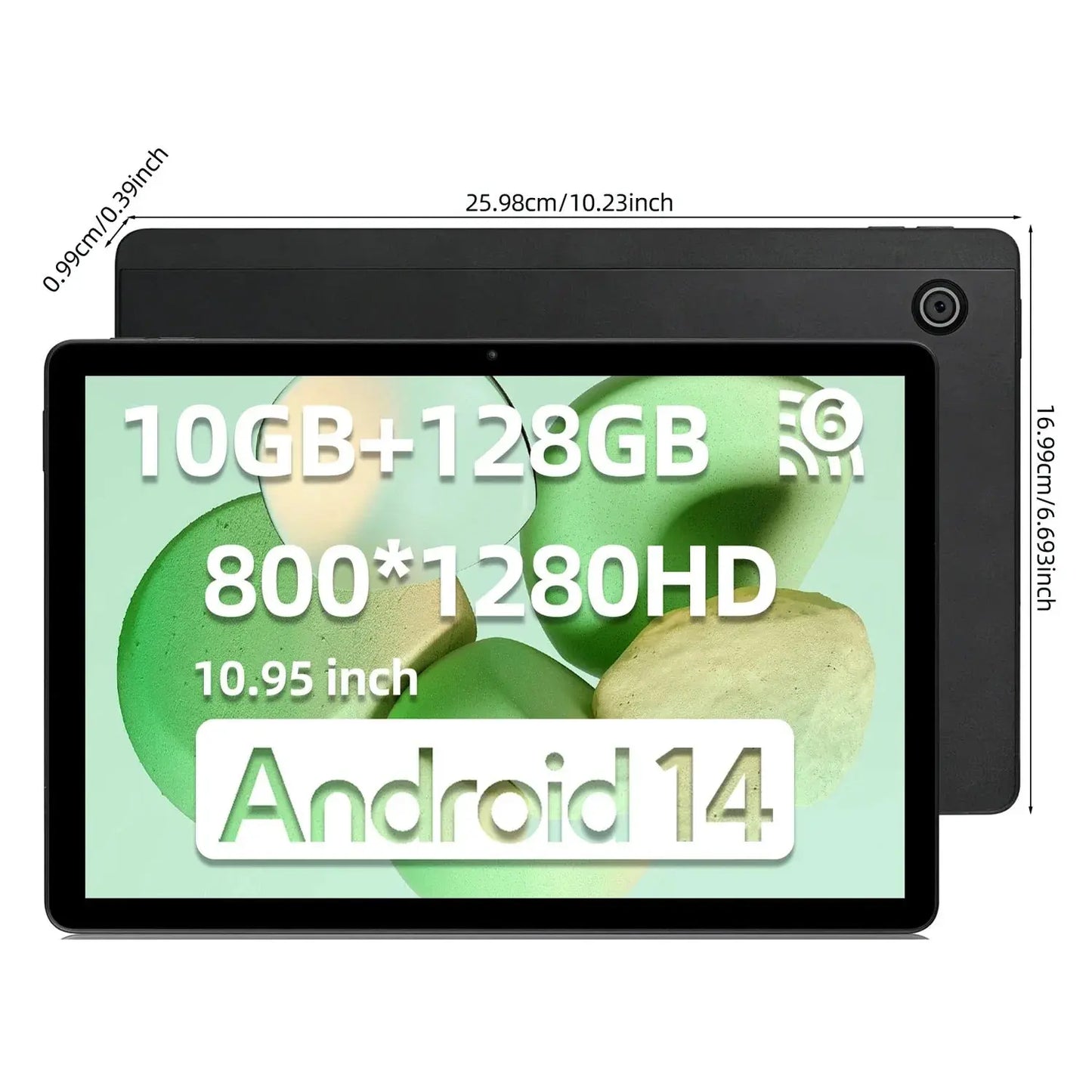 11 Inch Tablet Android 14 HD IPS Display Computer, 10GB RAM, 64GB Storage WiFi Best Home Gadgets