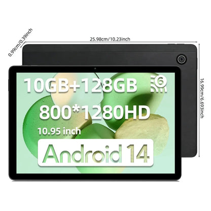 11 Inch Tablet Android 14 HD IPS Display Computer, 10GB RAM, 64GB Storage WiFi Best Home Gadgets