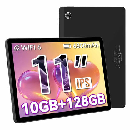 11 Inch Tablet Android 14 HD IPS Display Computer, 10GB RAM, 64GB Storage WiFi Best Home Gadgets