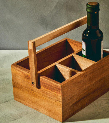 Acacia Cutlery Caddy | Socorro