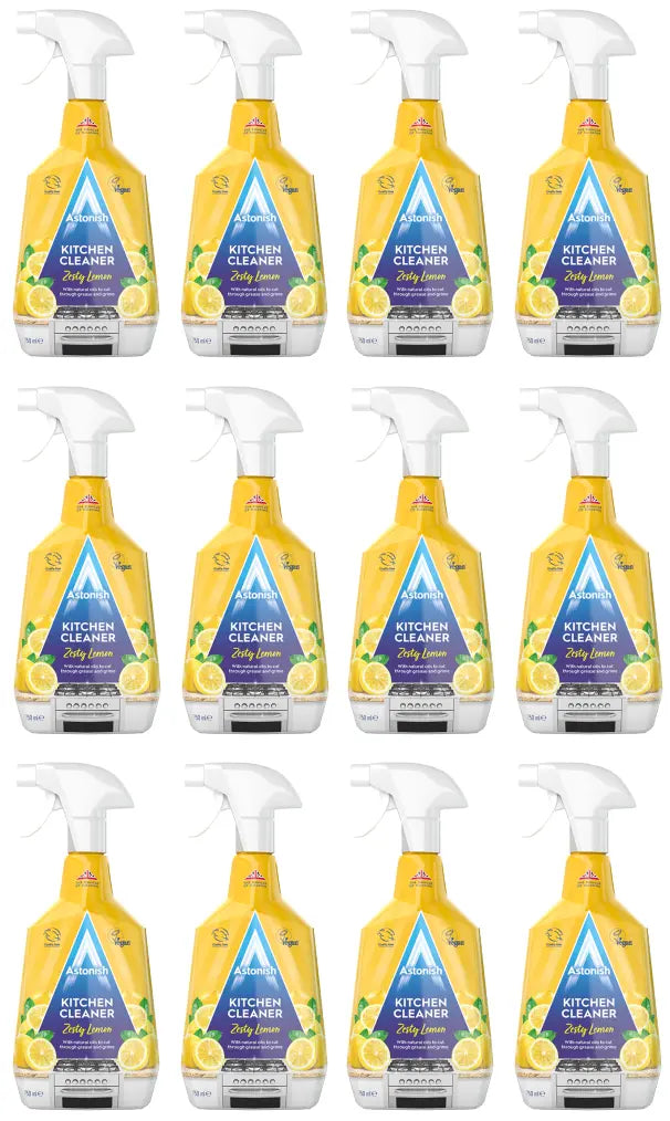 12 x Astonish Kitchen Cleaner 750Ml British Grocery