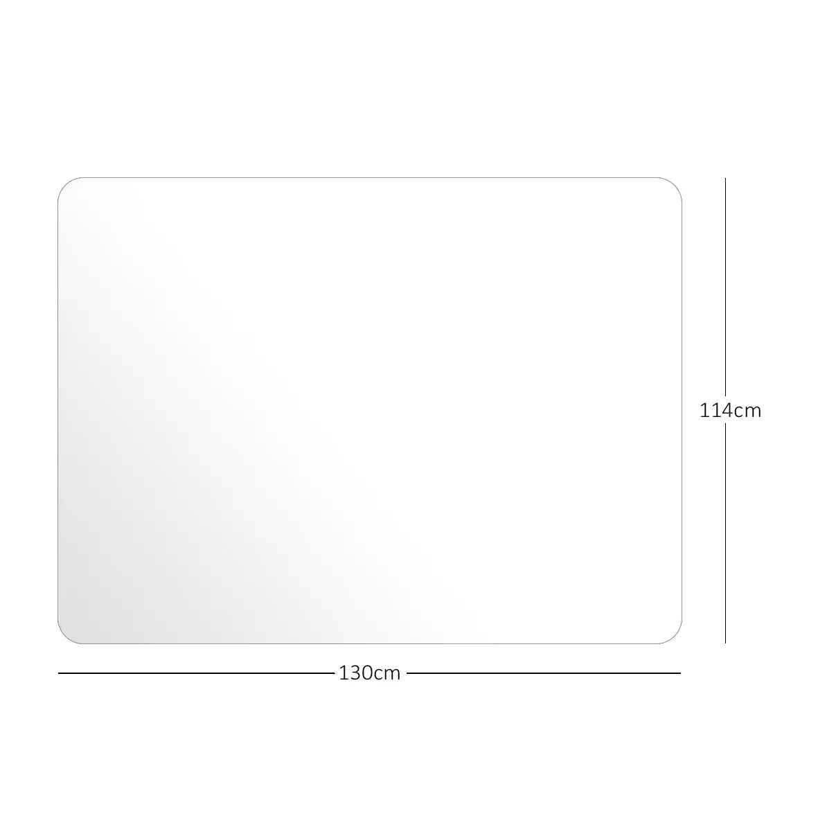 Chair Mat for Hard Floors - Transparent Nicoman.co.uk