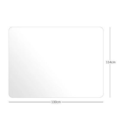 Chair Mat for Hard Floors - Transparent Nicoman.co.uk