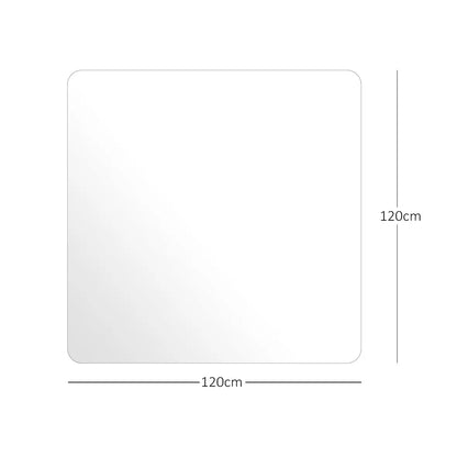 Chair Mat for Hard Floors - Transparent Nicoman.co.uk