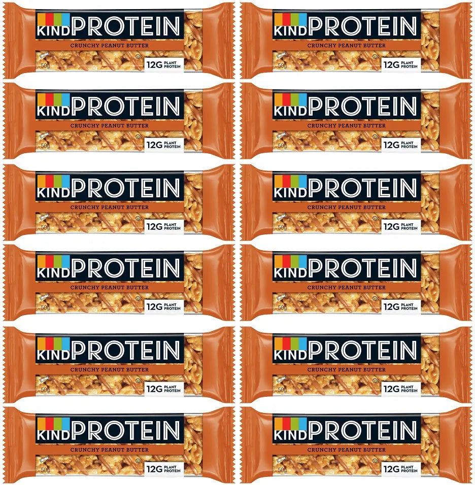 12 x Kind Protein Crunchy Peanut Butter 50G 72d73c-3.myshopify.com