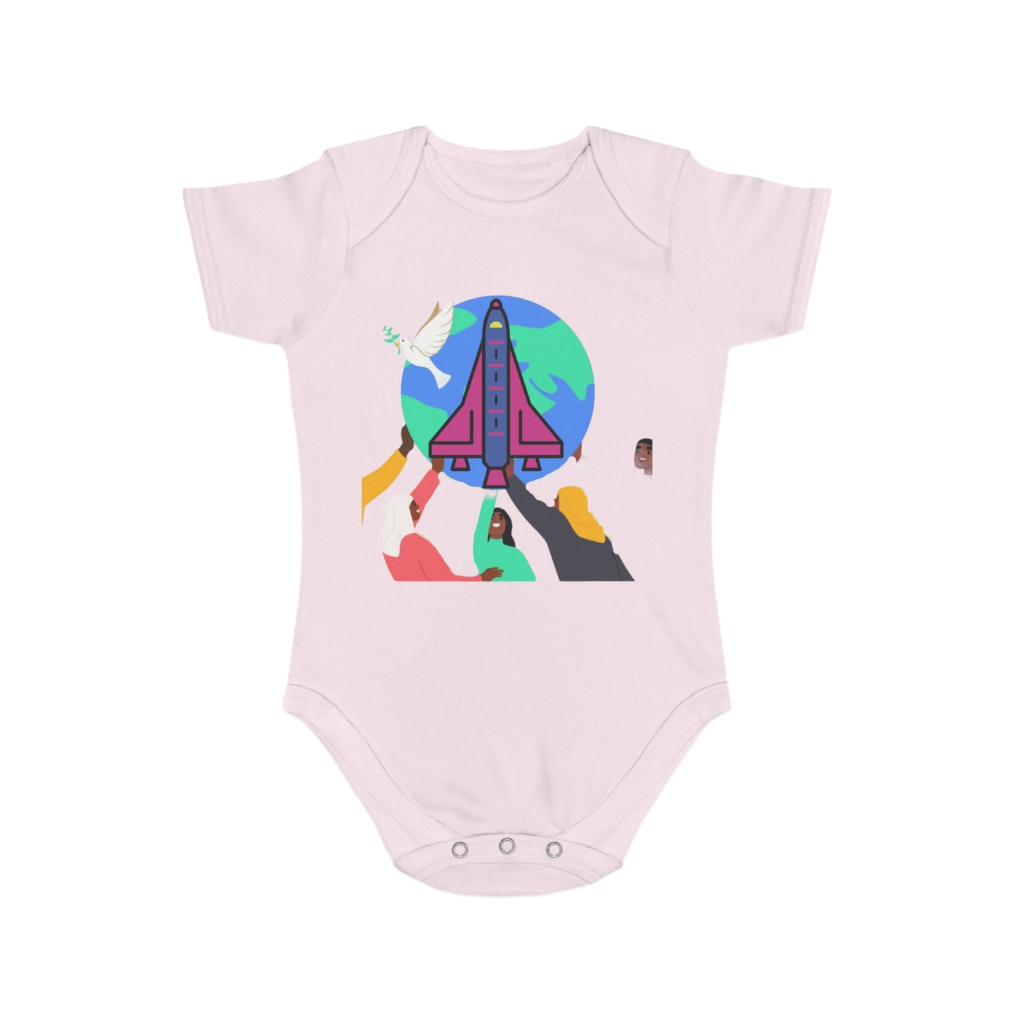 Space Adventure Baby Bodysuit, Perfect Gift for New Parents, Baby Shower, Cosmic Baby Clothes, Playful Infant Onesie