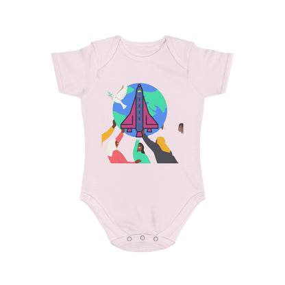 Space Adventure Baby Bodysuit, Perfect Gift for New Parents, Baby Shower, Cosmic Baby Clothes, Playful Infant Onesie