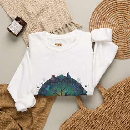 Tree of Life Crewneck Sweatshirt — Spiritual Nature Graphic Pullover