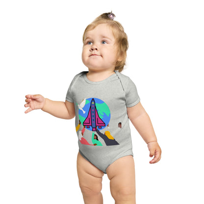 Space Adventure Baby Bodysuit, Perfect Gift for New Parents, Baby Shower, Cosmic Baby Clothes, Playful Infant Onesie