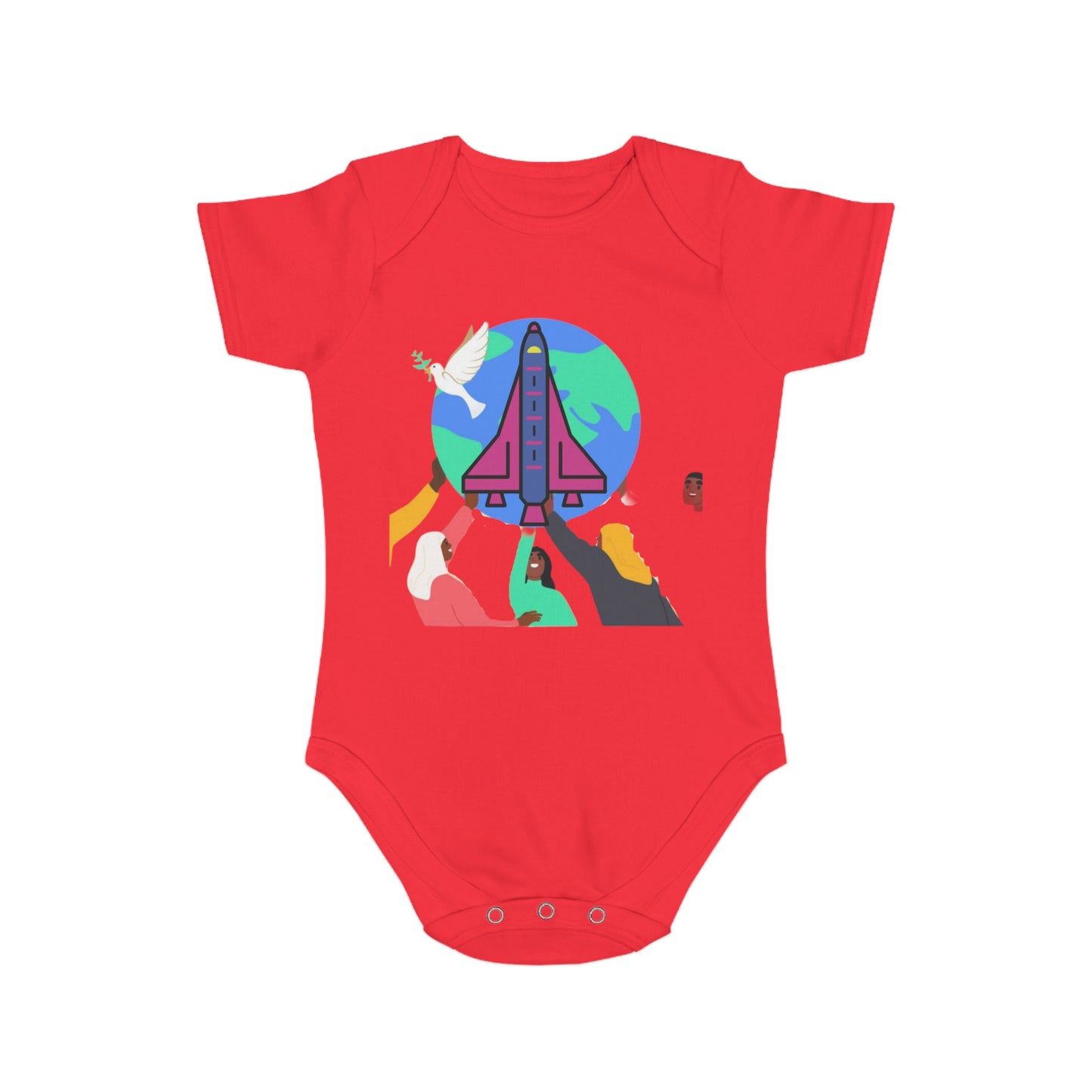 Space Adventure Baby Bodysuit, Perfect Gift for New Parents, Baby Shower, Cosmic Baby Clothes, Playful Infant Onesie