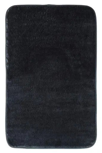 Charcoal Grey Bath and Pedestal Mat Set | Soak Orsina